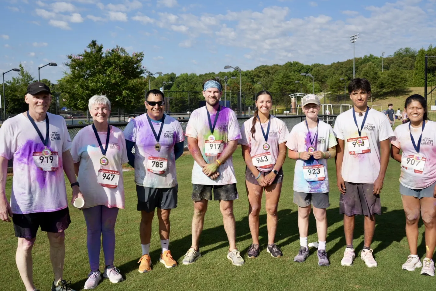 Winners at Flying Colors race.